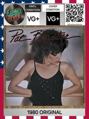 PAT BENATAR•Crimes Of Passion•1980 US (#CHE 1275) PRC, Compton Pressing